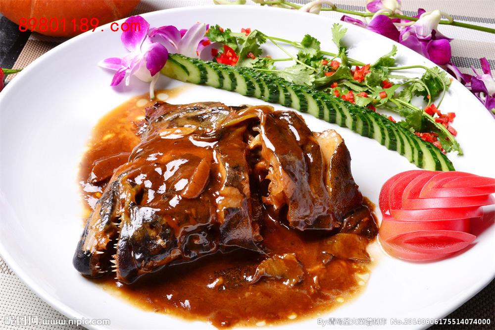 铁板鲍汁碟鱼头